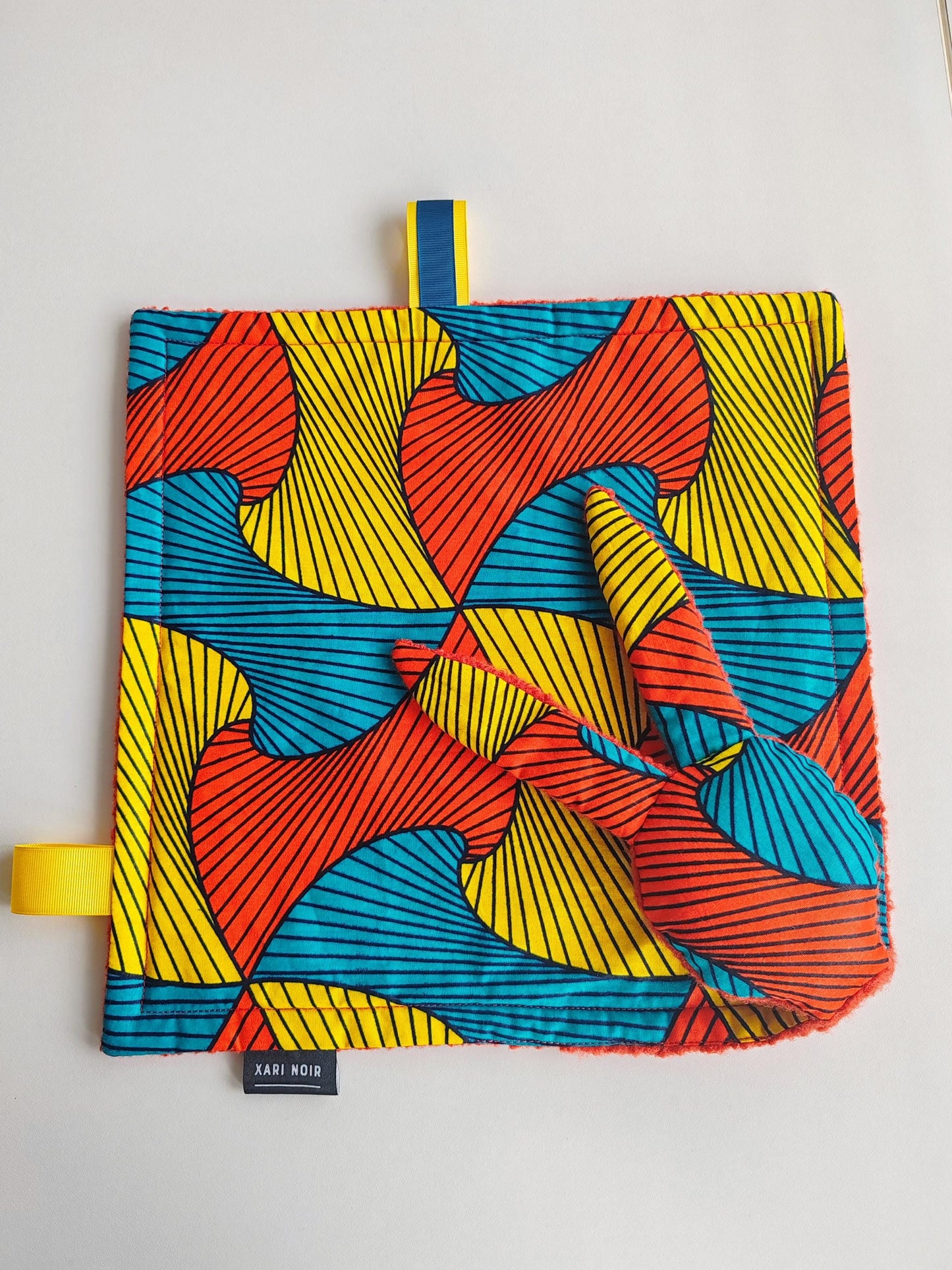 Baby Comforter - Splash Ankara Burnt Orange