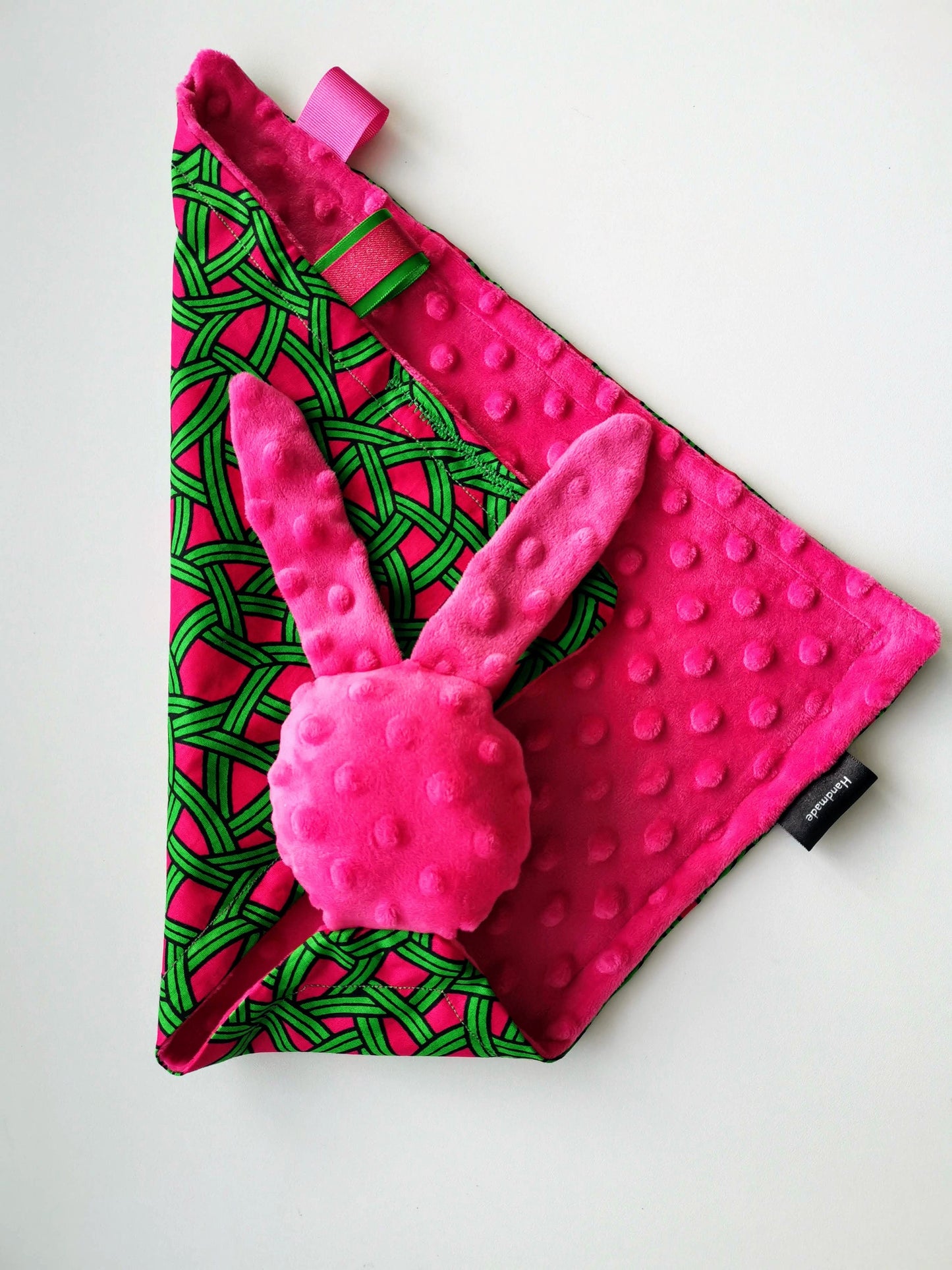 Baby Comforter - Rhubarb Ankara