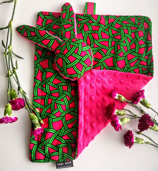 Baby Comforter - Rhubarb Ankara