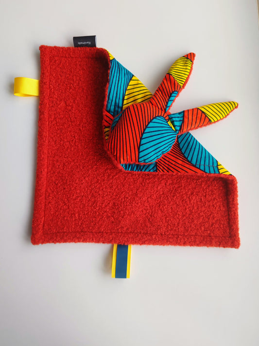 Baby Comforter - Splash Ankara Burnt Orange